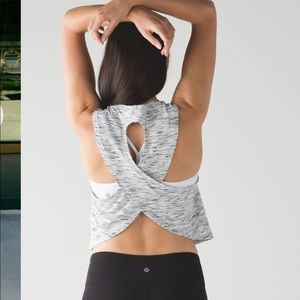 RARE Lululemon Fast As Light Tank, space white, 2